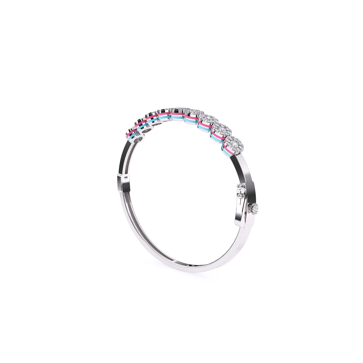 Charming Round Diamond Daily Wear Bracelet